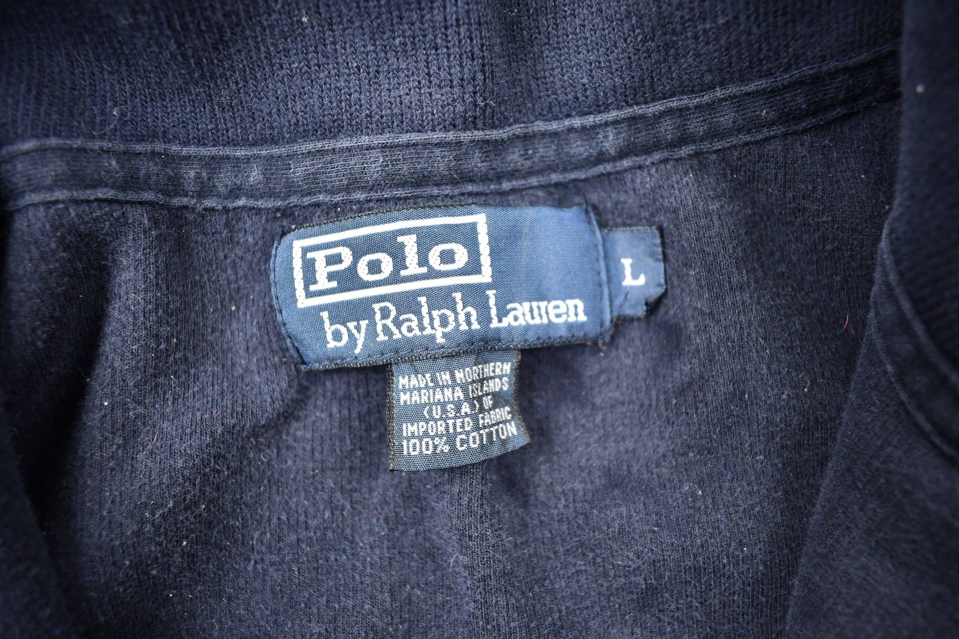 Vintage 1990s Polo Ralph Lauren Quarter Zip Sweatshirt