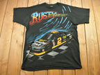 Vintage 1997 Rusty Wallace All Over Print NASCAR T-Shirt