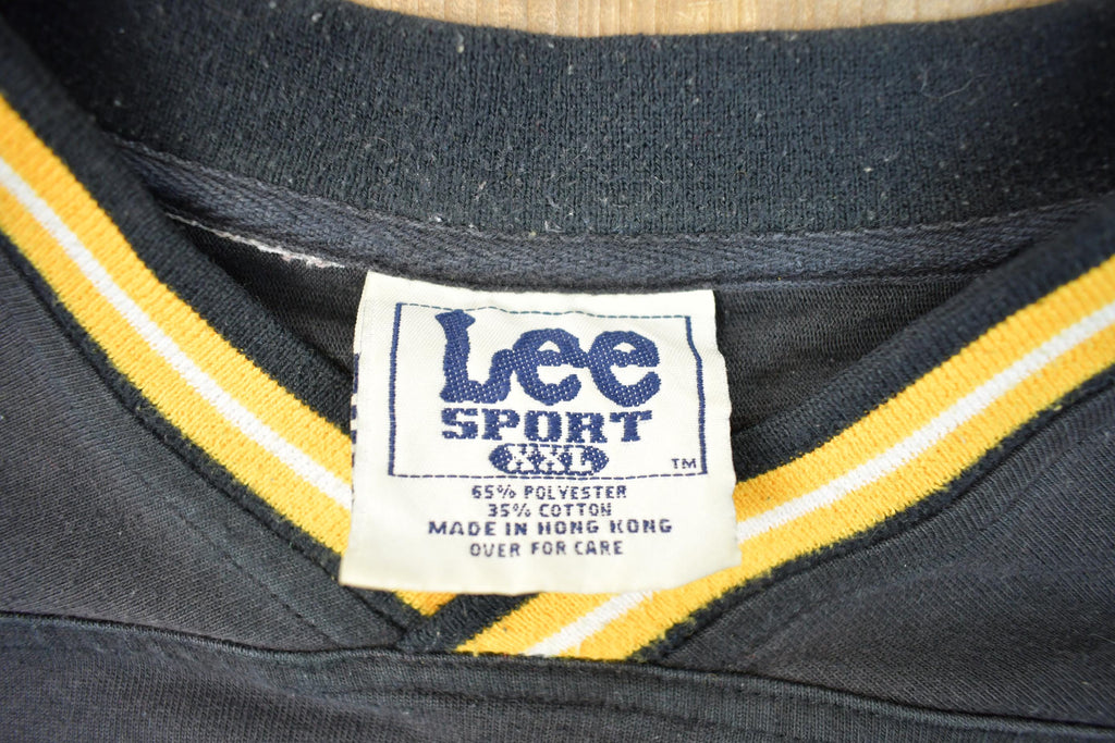 Vintage 1990s NFL Pittsburgh Lee Sport Embroidered V-Neck Sweatshirt