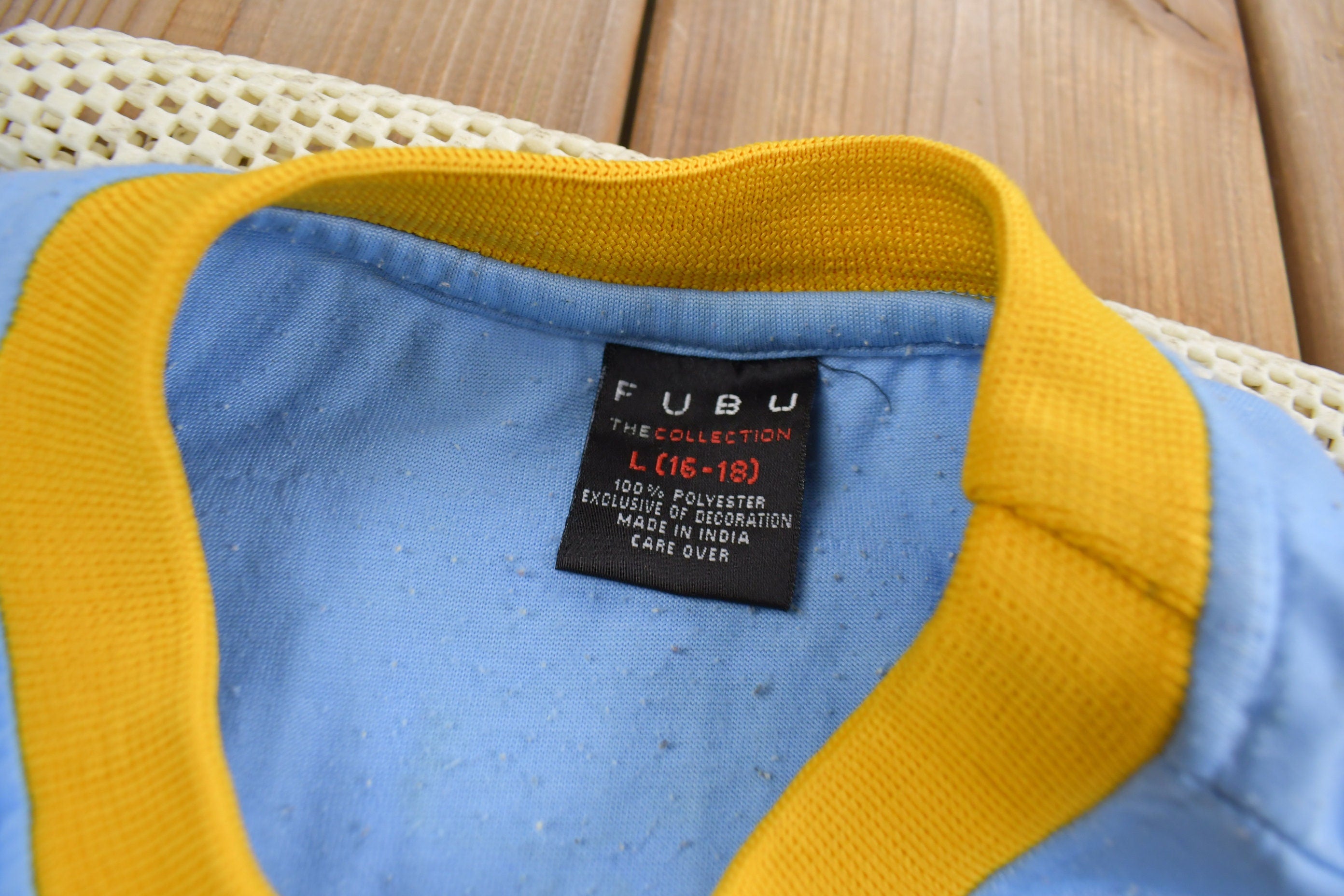 Vintage 1990s FUBU Youth Size Jersey Style Shirt