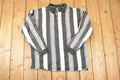 Vintage 1990s Faded Glory Horizontal Striped Button Up Shirt Mens L