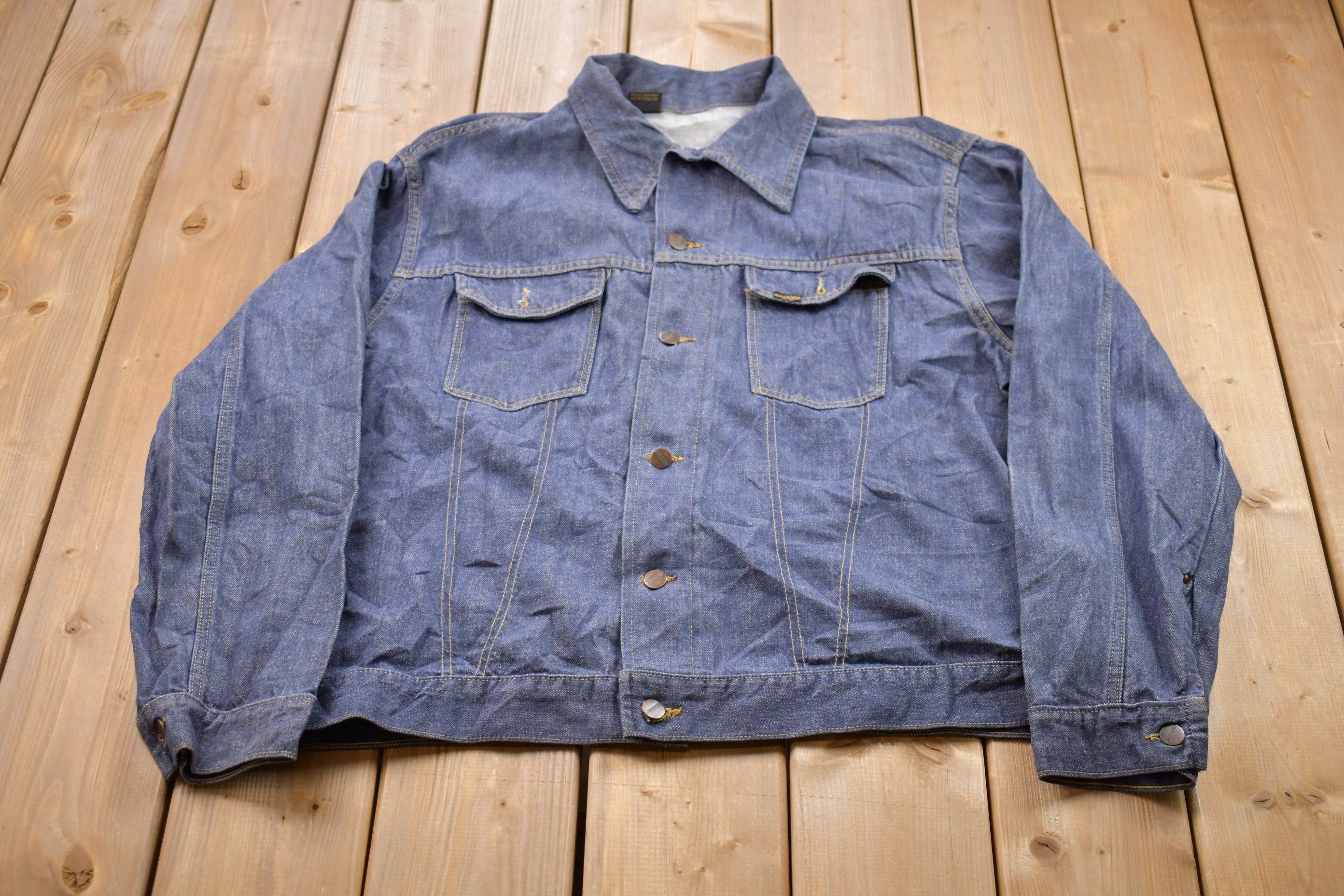 Vintage 1980s Sears Roebucks Denim Jean Jacket