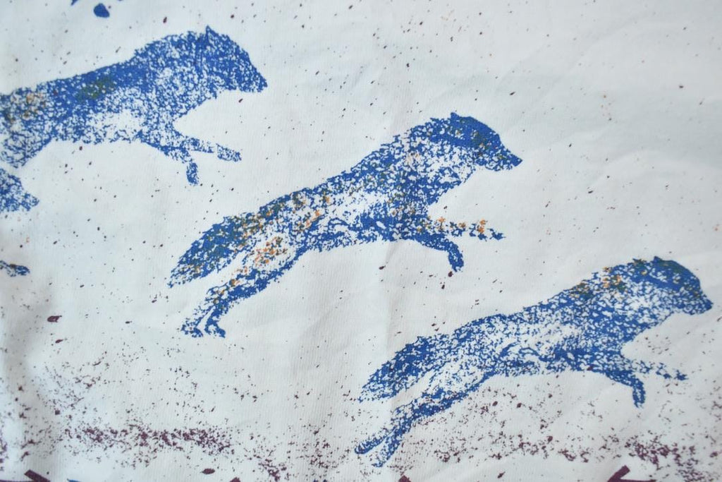 Vintage 1990s Art Unlimited Muir Woods Wolf Theme Graphic T-Shirt