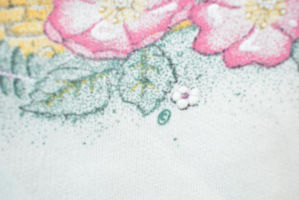 Vintage 1990s Cute Puppies Collared Crewneck Sweater