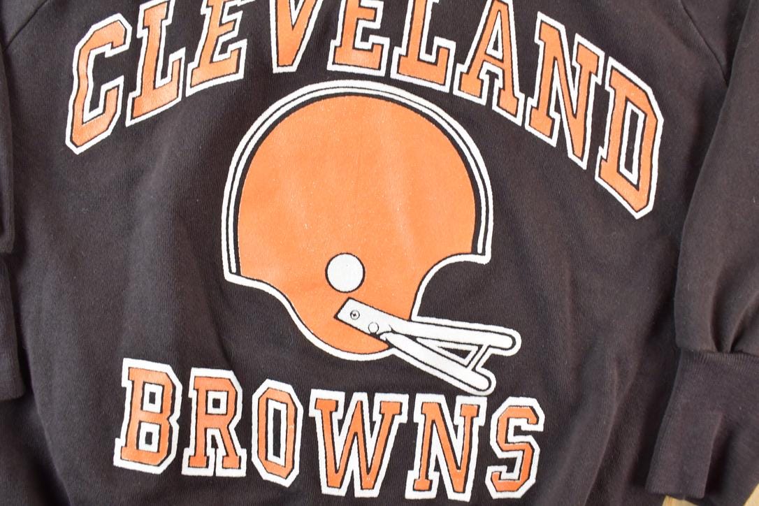 Vintage 1980s Cleveland Browns NFL Crewneck Sweatshirt