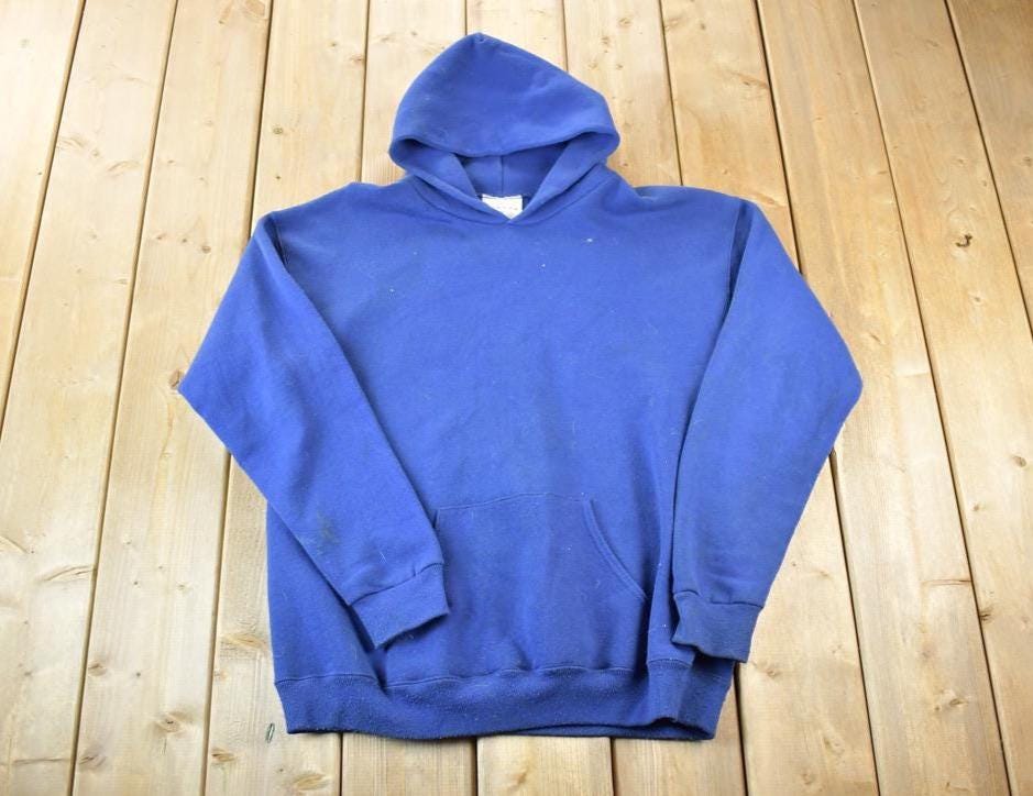 Vintage 1990s Riders Blank Hoodie Made In USA