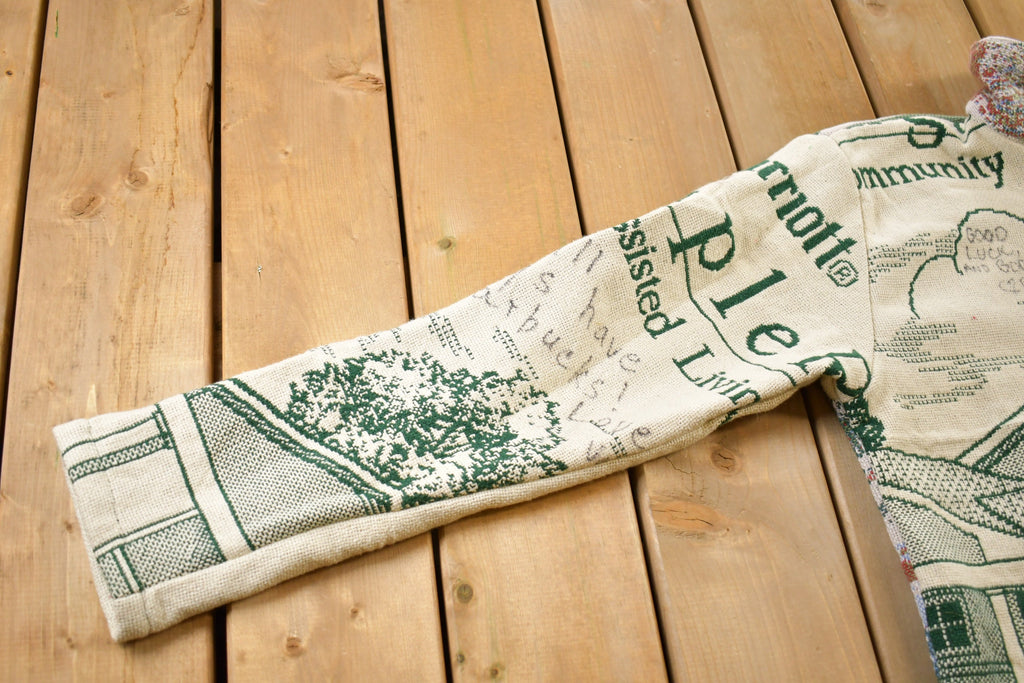 Vintage 1990s Outerbanks Themed Quilt Jacket
