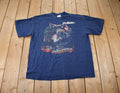Vintage 1990s South Dakota Grey Wolf Souvenir Travel T Shirt Made In USA