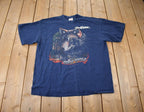 Vintage 1990s South Dakota Grey Wolf Souvenir Travel T Shirt Made In USA
