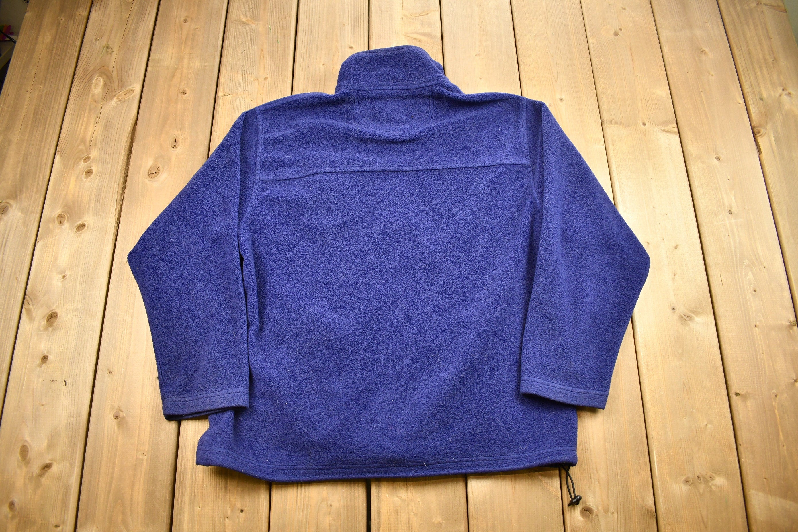 Vintage 1990s Alpine Tek Full Zip Cinch Fleece Sweater