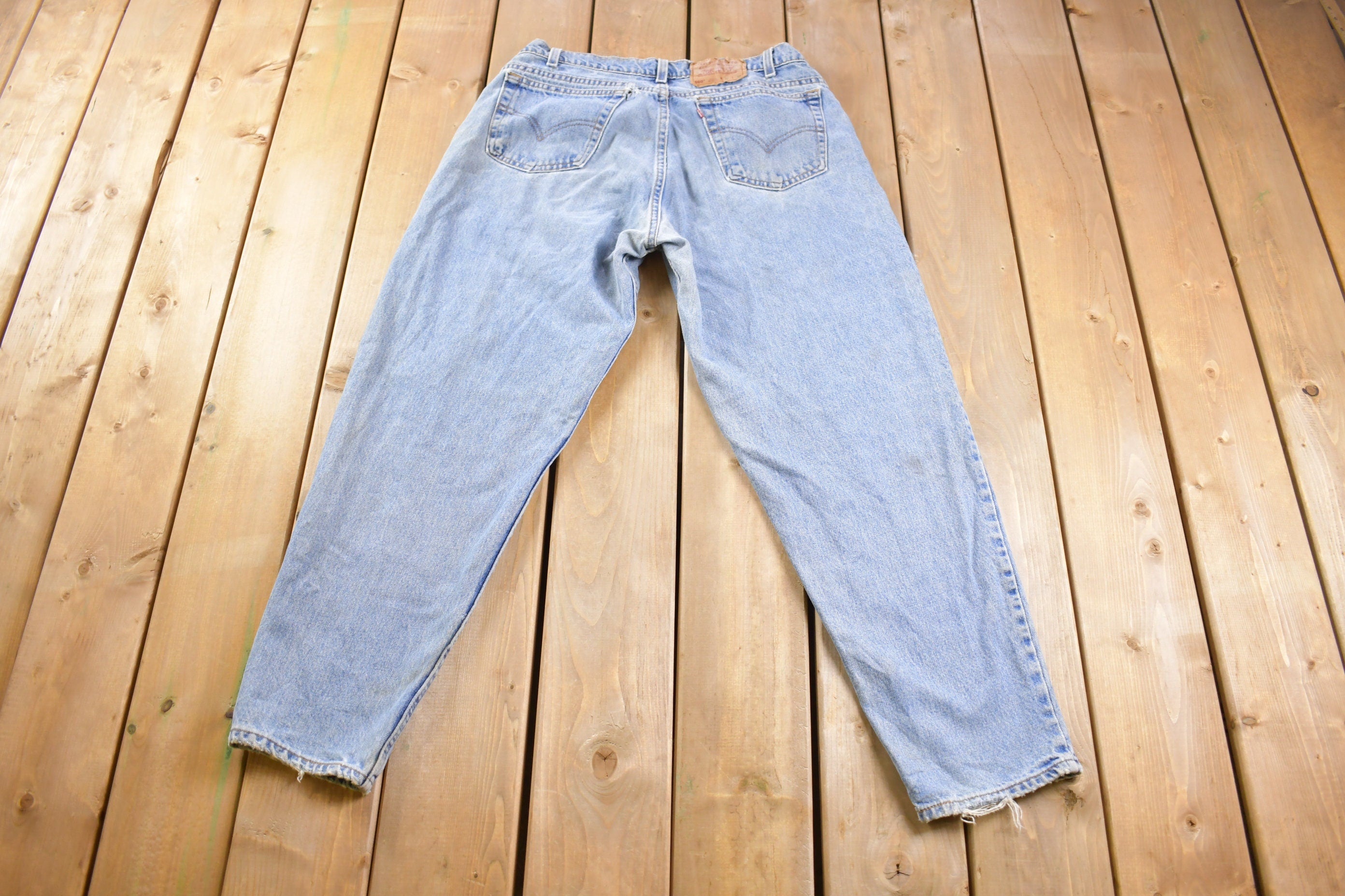 Vintage 1990s Levi 560s Red Tab Jeans Size 32 x 30