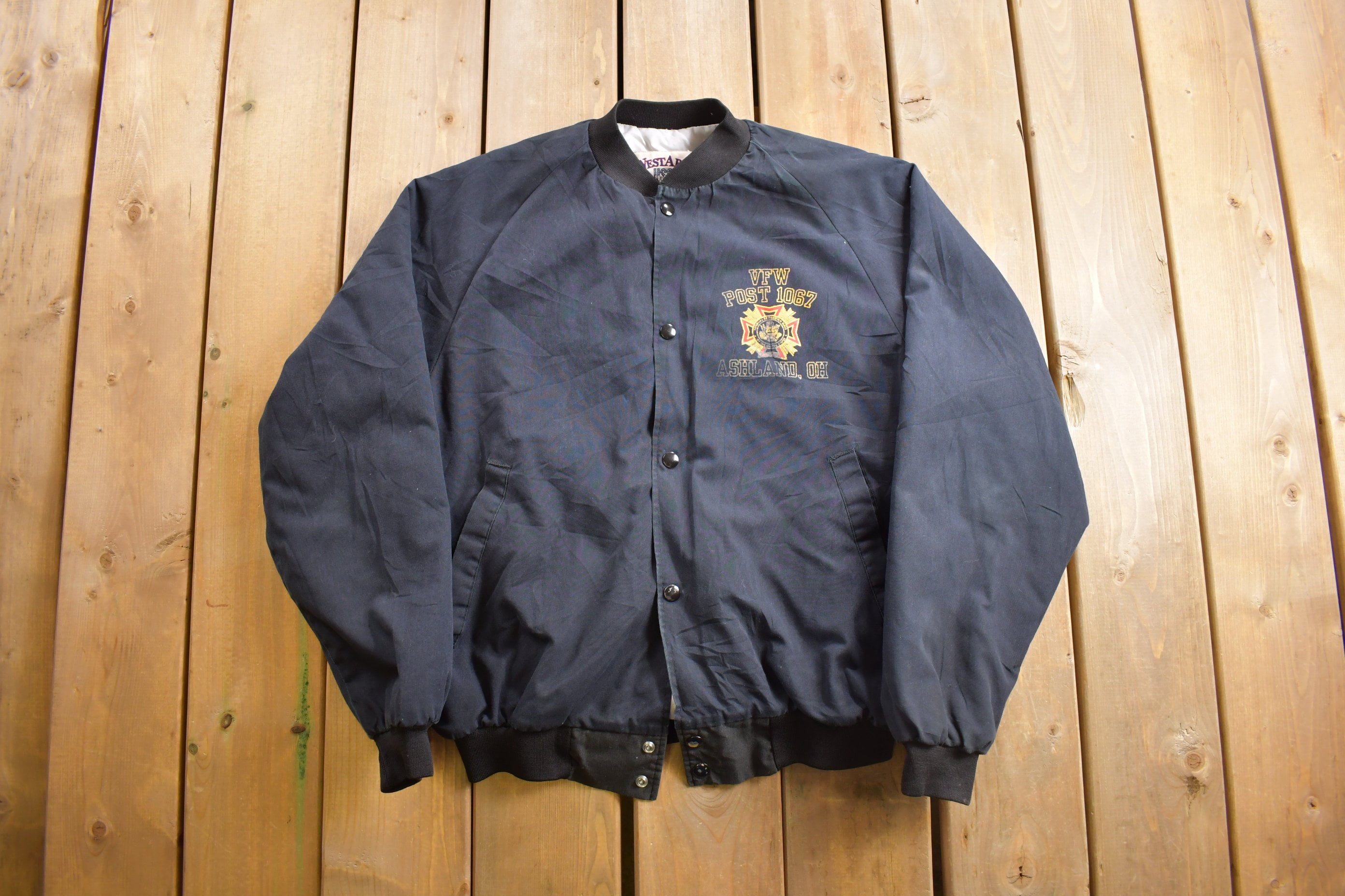 Vintage 1990s Veteran Bomber Jacket