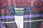 Vintage 1990s Osh Kosh Plaid Button Up Shirt / 1990s Button Up / Vintage Flannel / Casual Wear / Workwear / Pattern Button Up