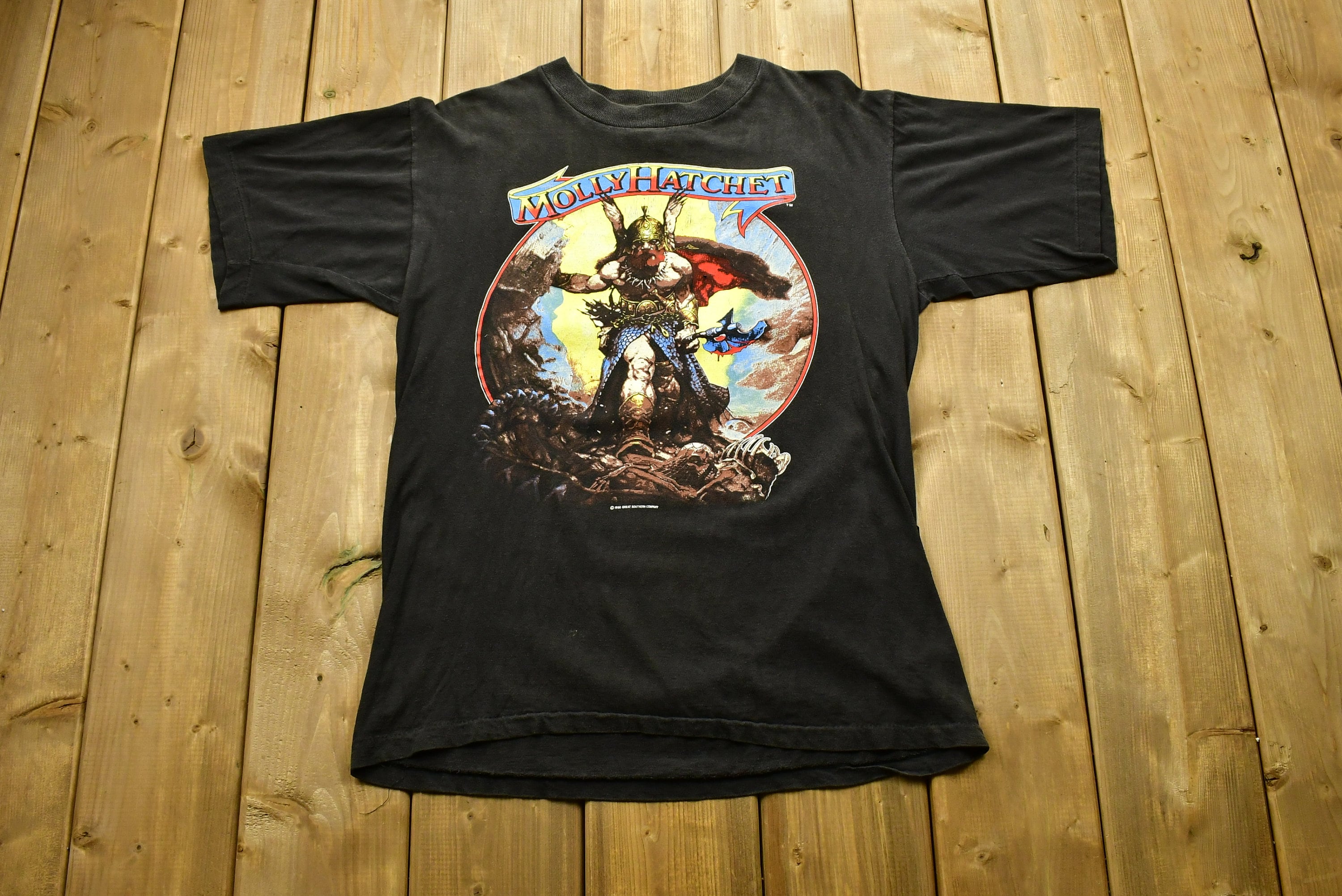 Vintage 1988 Molly Hatchet Hell Yeah Band T-Shirt