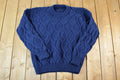 Vintage 1990s Cable Knit Crewneck Sweater