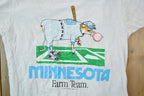 Vintage 1989 Heartland Apparel Minnesota Farm Team Graphic T-Shirt