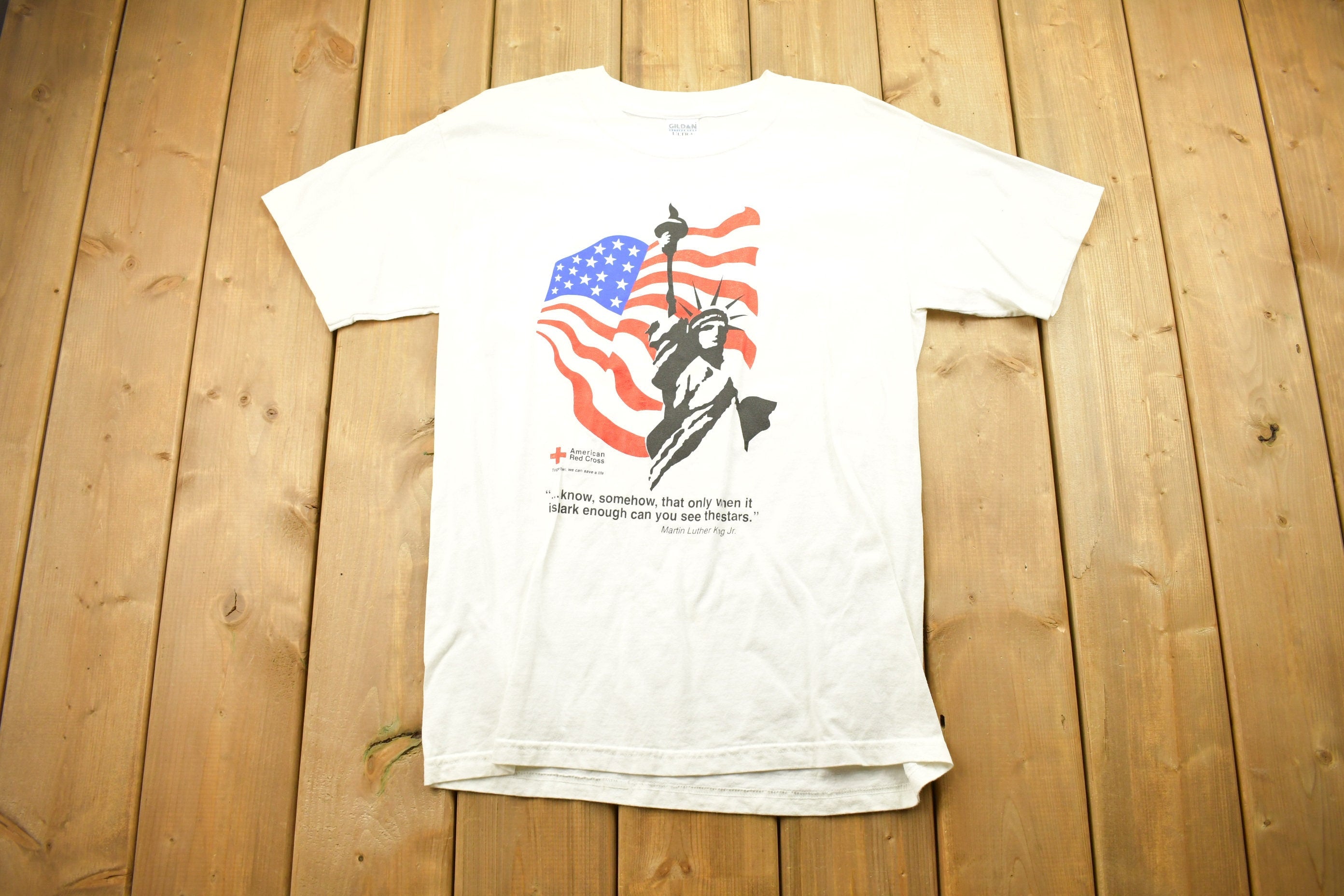 Vintage 1990s Martin Luther King Jr Quote T Shirt