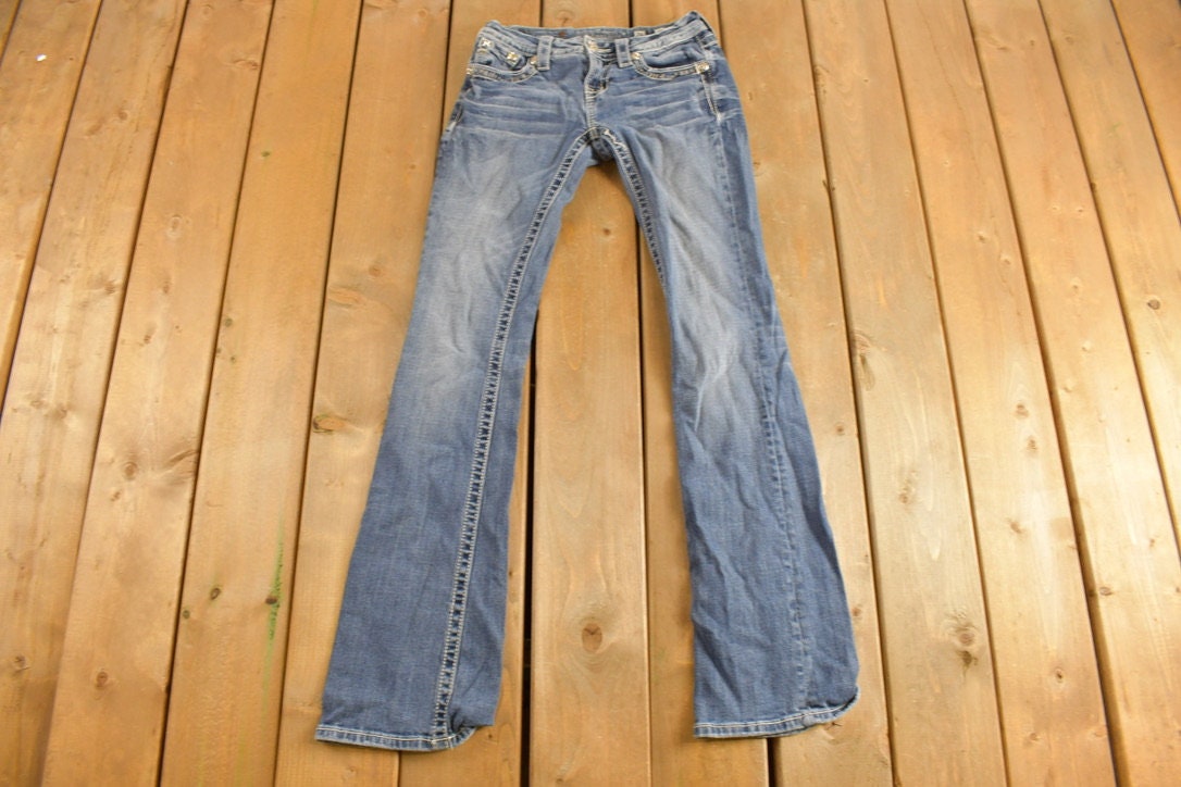 Vintage Y2K Miss Me Denim Jeans Size 28 X 34