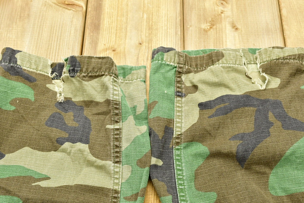 Vintage 1990 Camouflage Cargo Pocket Army Pants Size 32