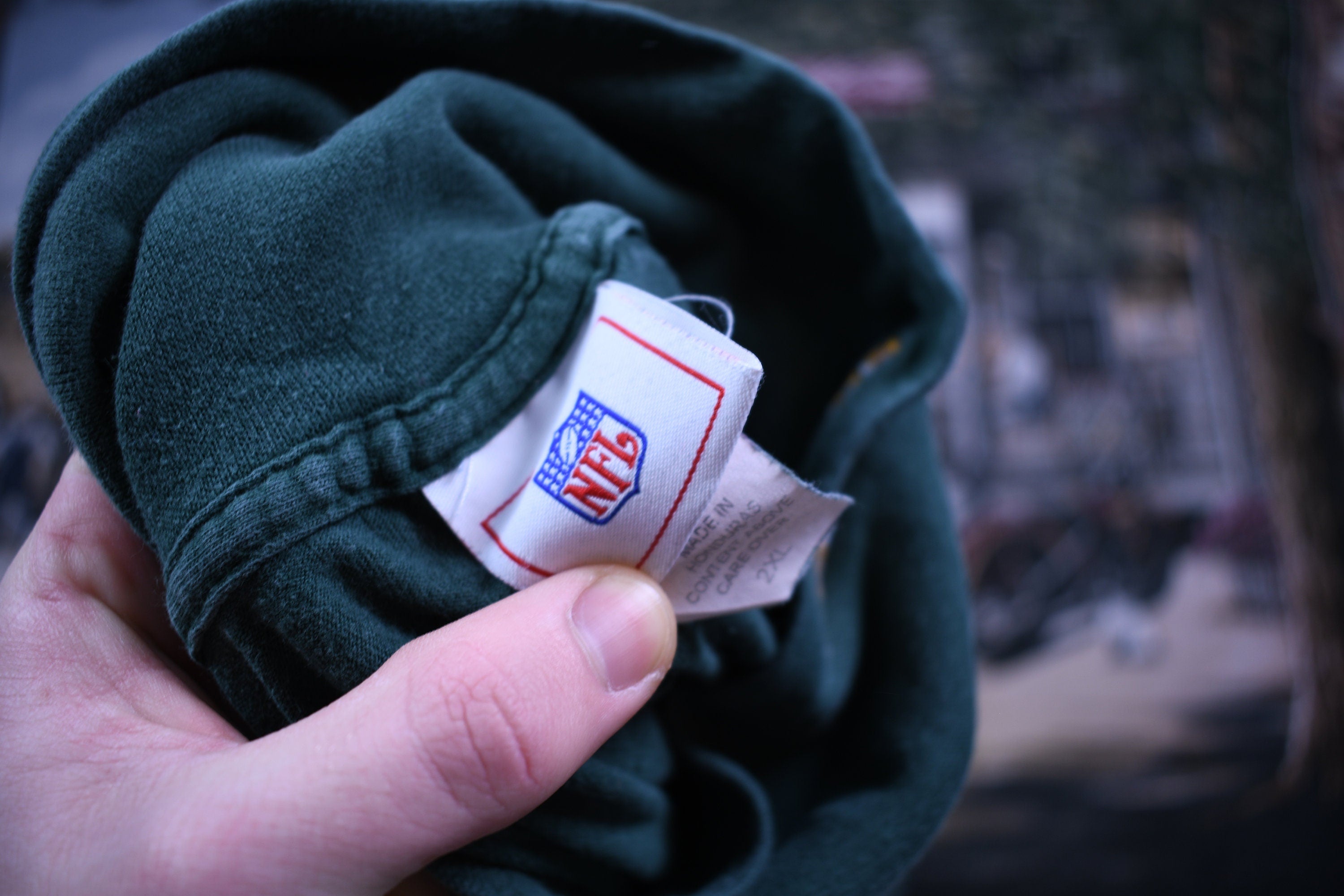 Vintage 1990s Green Bay Packers Embroidered Turtleneck