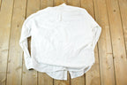Vintage 1990s Ralph Lauren Pure White Button Up Shirt Men's L