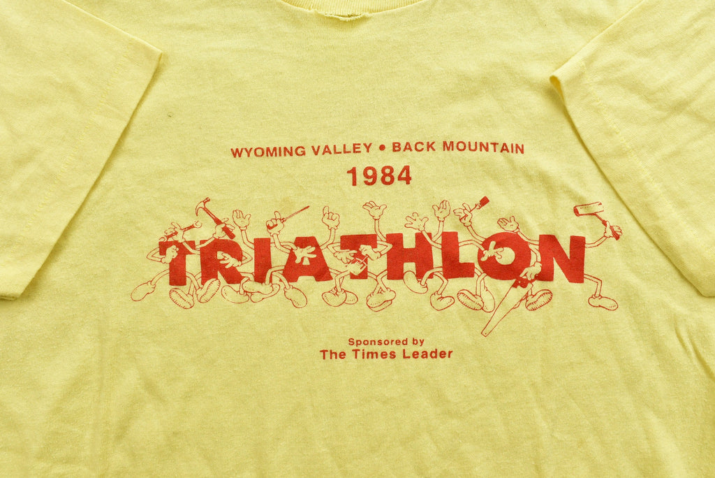 Vintage 1984 Wyoming Valley Triathlon T-Shirt
