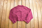 Vintage 1990s Purple Denim Jean Jacket