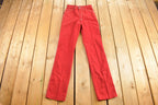 Vintage Chemin De Fer Red Jeans