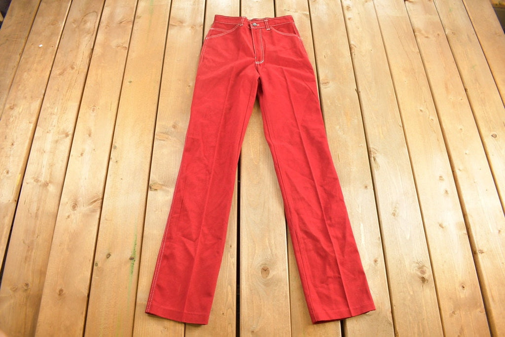 Vintage Chemin De Fer Red Jeans
