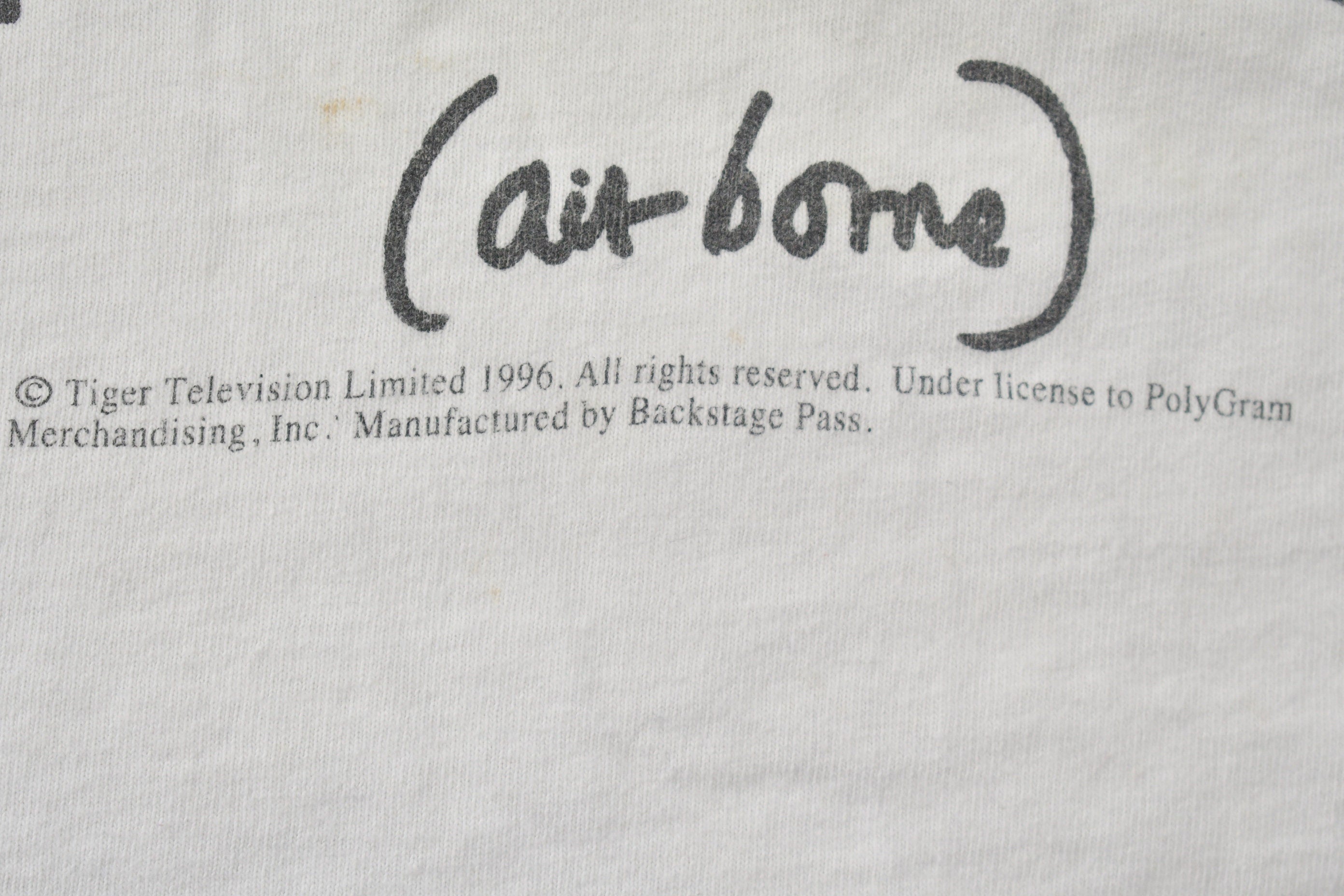 Vintage 1996 Mr Bean Airborne TV Promo T-shirt