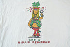 Vintage 1980s Crazy Shirts Hippie Reindeer Single Stitch T-Shirt