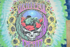 Vintage 1999 Grateful Dead Terrapin Station Tie Dye Liquid Blue Band T Shirt Men's Large