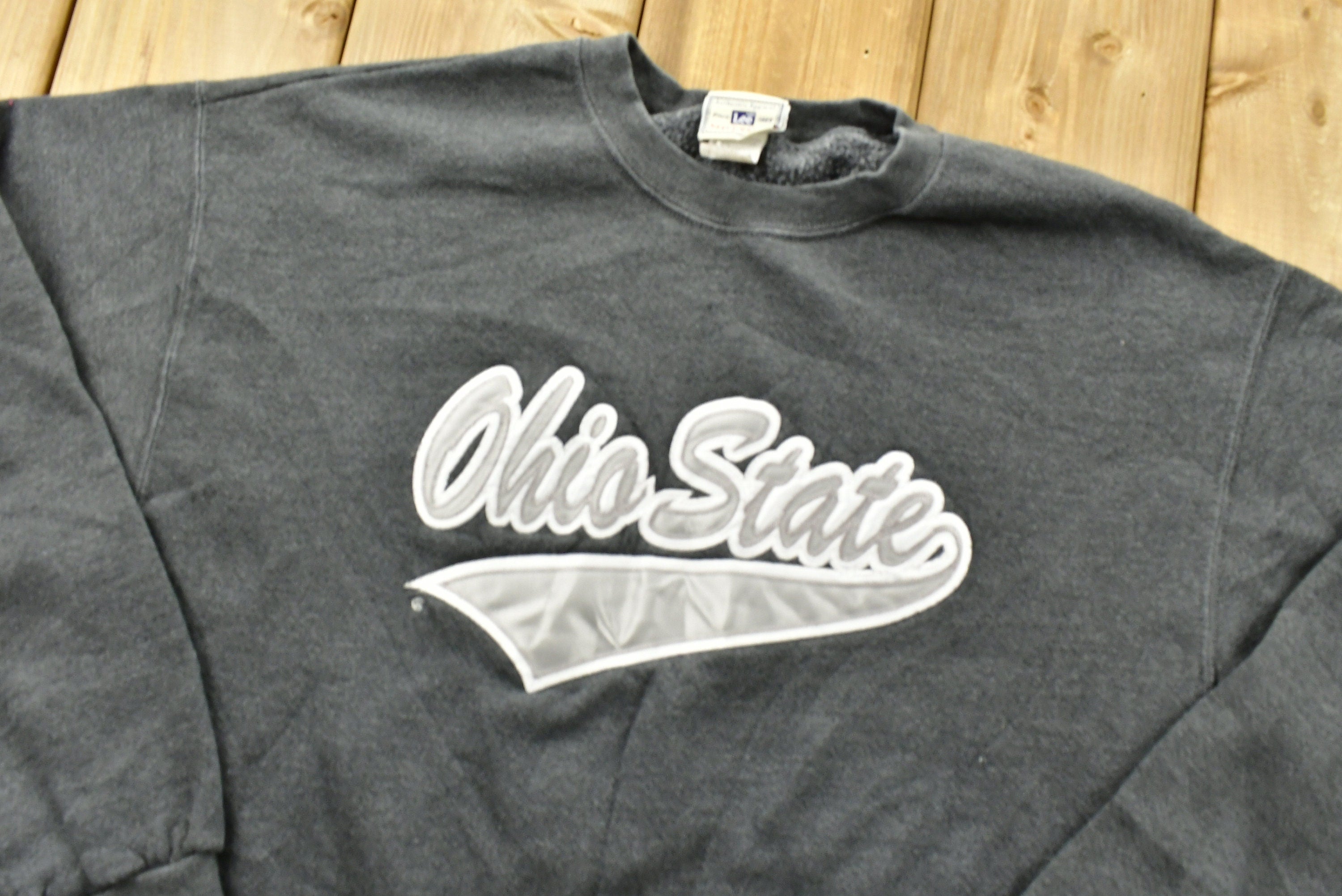 Vintage 1990s University of Ohio State Embroidered Collegiate Crewneck