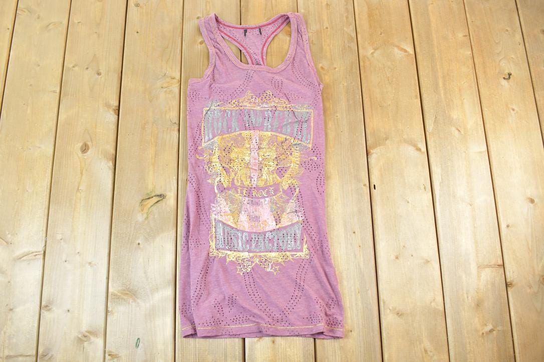 Women Vintage Rock And Rebel Y2K Tank Top