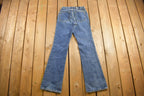 Vintage 1980s Lee Dungarees Flared Jeans Size 26 x 33
