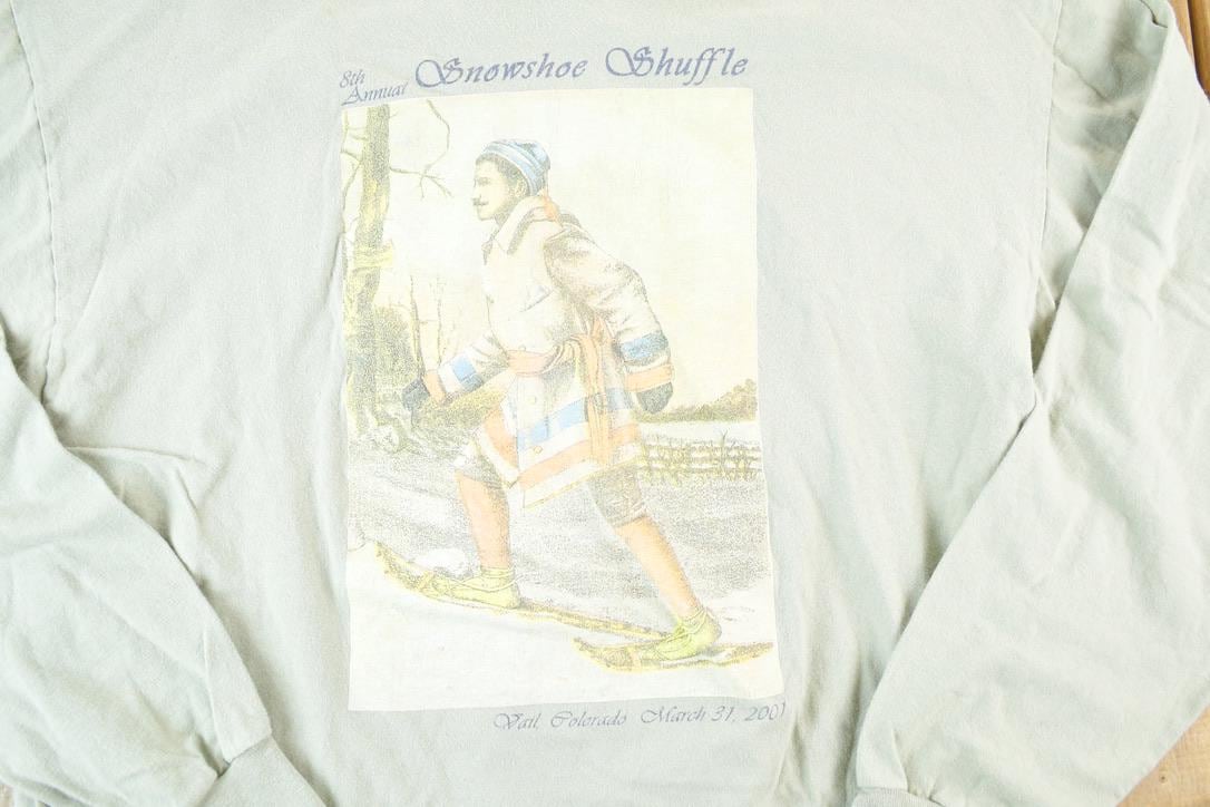 Vintage 2003 Snowshoe Shuffle Souvenir Crewneck Sweatshirt