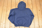 Vintage 1990s Columbia Hylanders Embroidered University Hoodie Sweater Men's M
