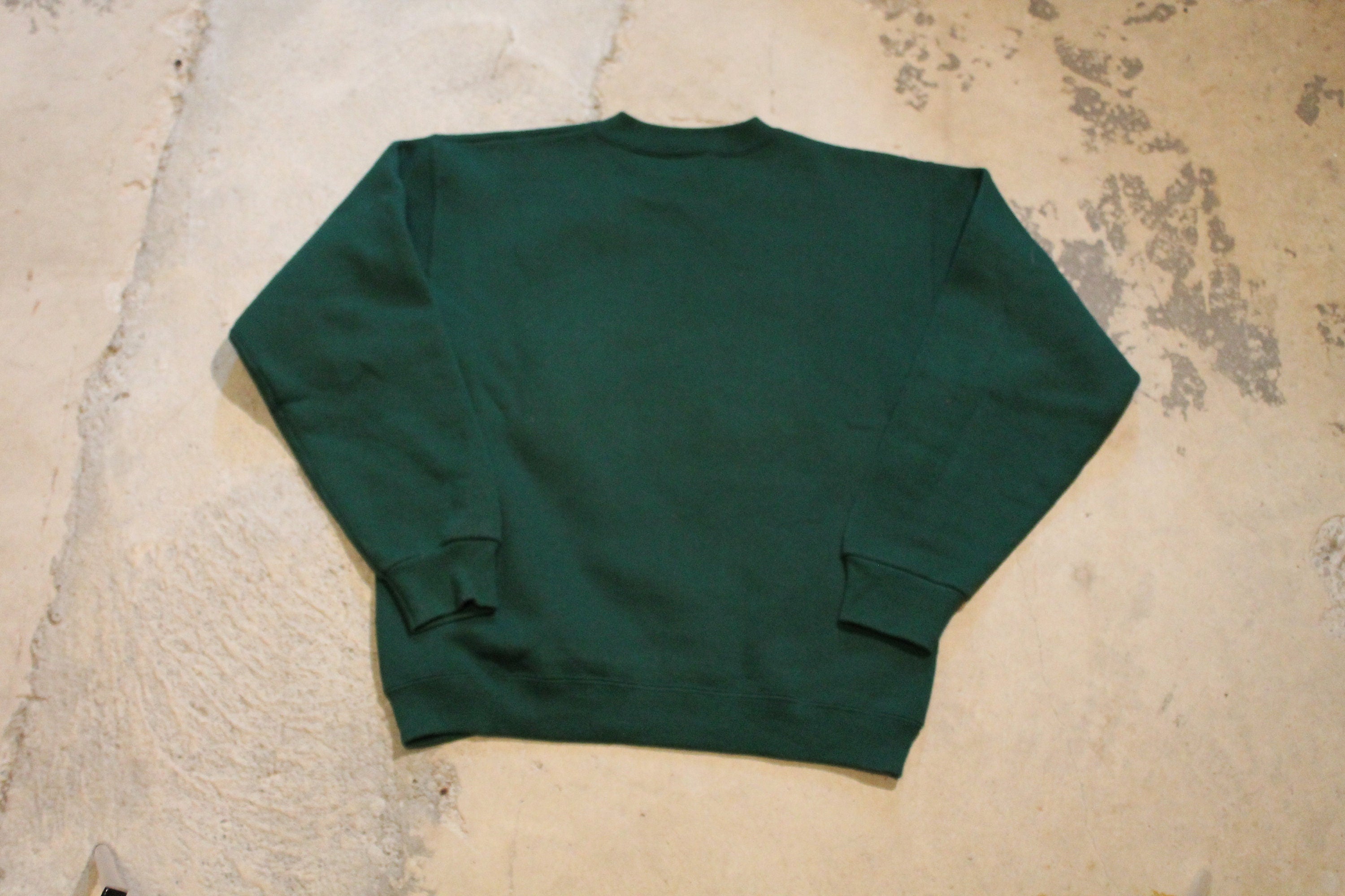 Vintage 1990s Winter Scenic Graphic Crewneck Sweater , Christmas Sweater , Forest Print , Wilderness , Lee Heavyweight