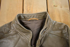 Vintage 1990s Echtes Leder German Leather Jacket Men's Medium