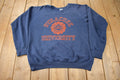 Vintage 1980s Syracuse University Distressed Collegiate Raglan Crewneck Made In USA