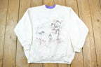 Vintage 1990s Bird Sign No Vacancy Cute Crewneck Sweater