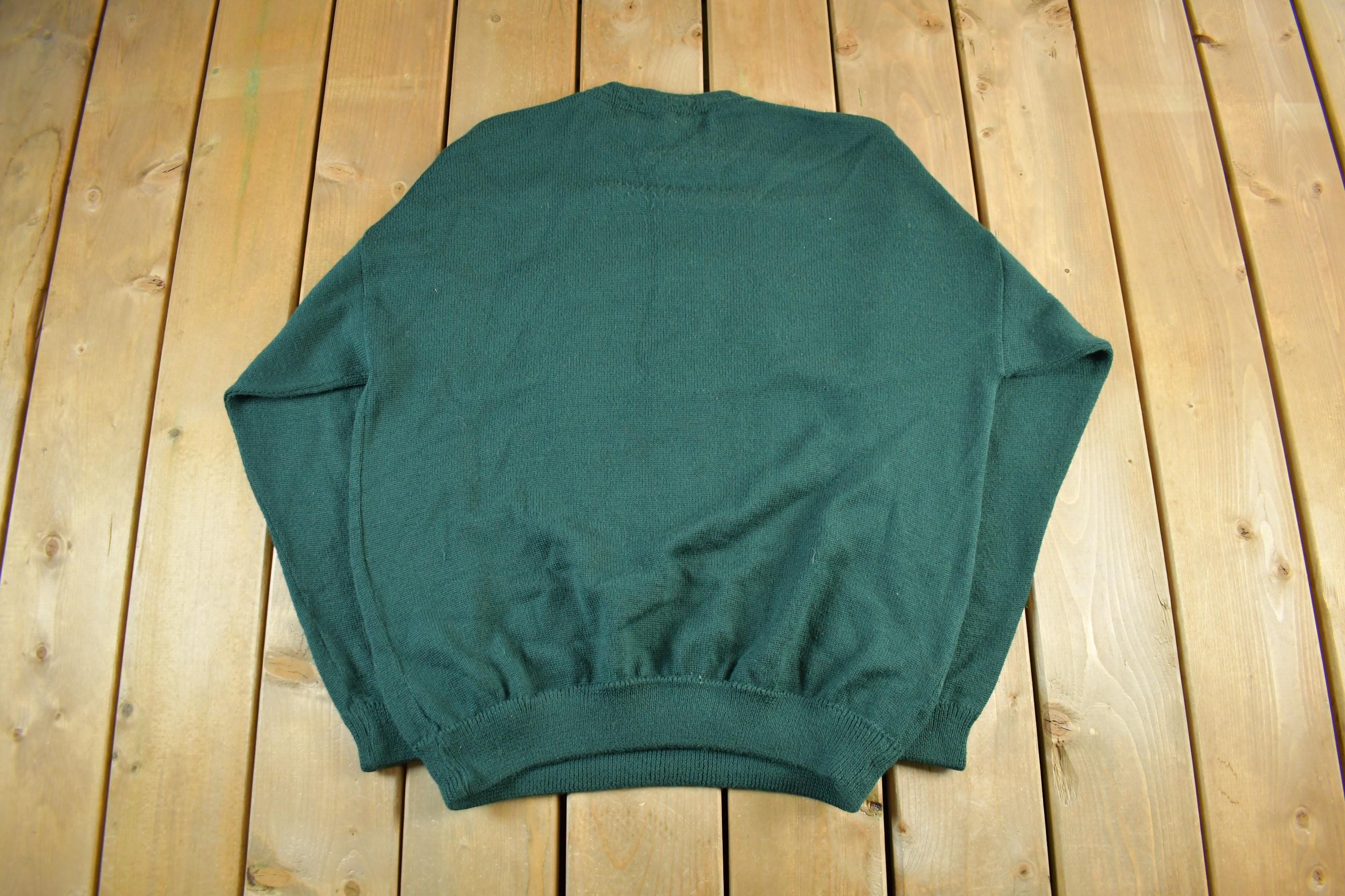 Vintage 1990s Golf Knit Argyle Pattern Crewneck Sweater Men's XL