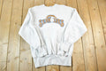 Vintage 1990s Erie Seawolves Baseball Cross Grain Crewneck Sweatshirt Made In USA Mens L