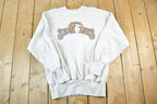 Vintage 1990s Erie Seawolves Baseball Cross Grain Crewneck Sweatshirt Made In USA Mens L