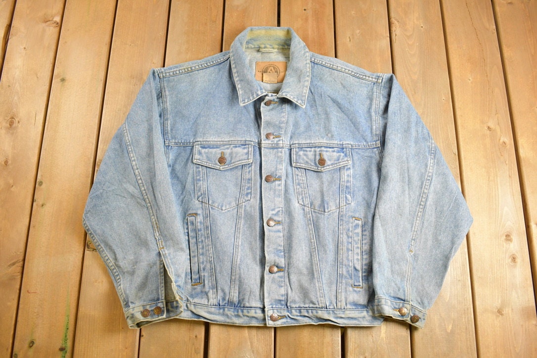 Vintage 1990s Arizona Jeans Co Denim Jean Jacket
