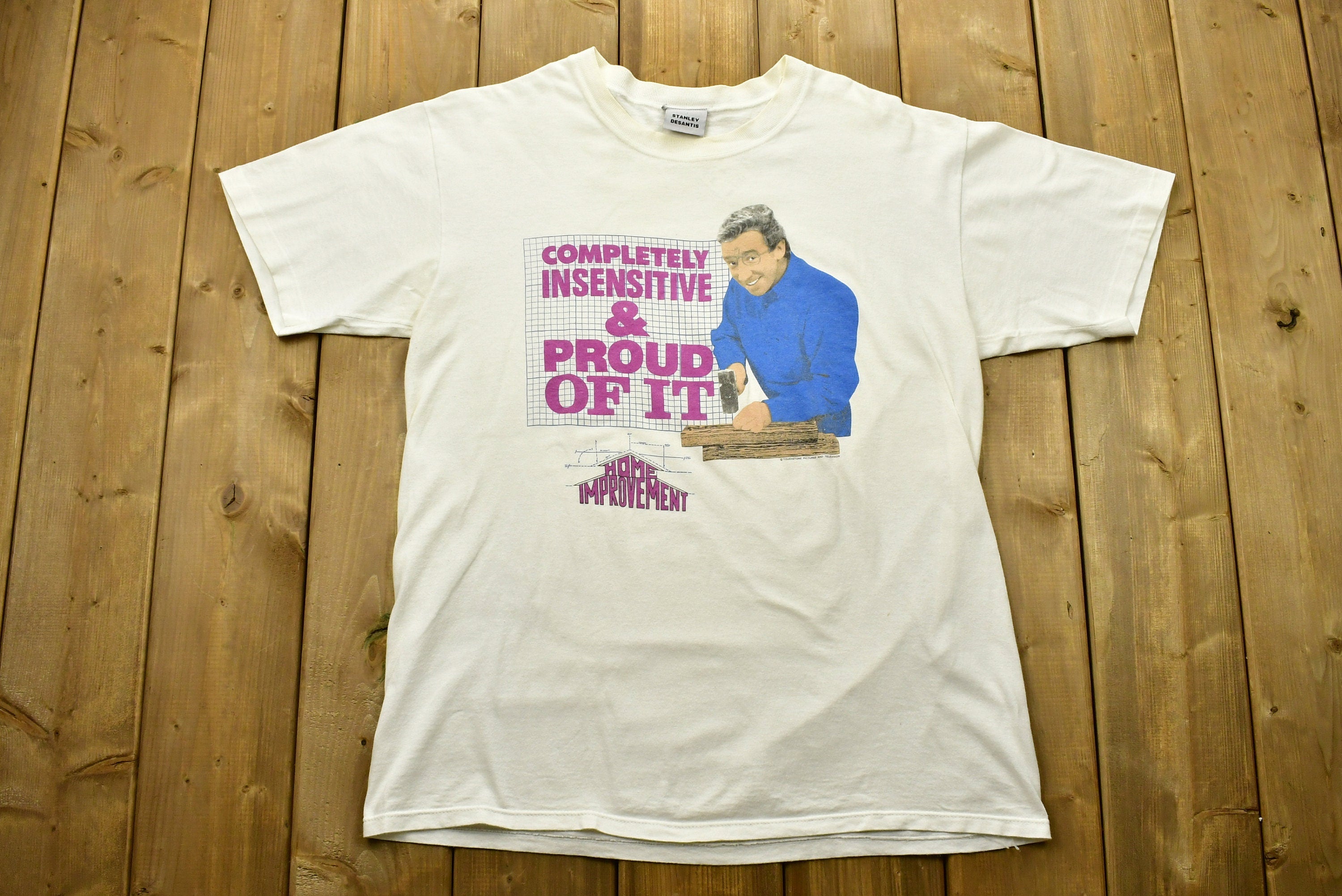 Vintage 1990's Stanley Desantis Home Improvement Graphic T-Shirt