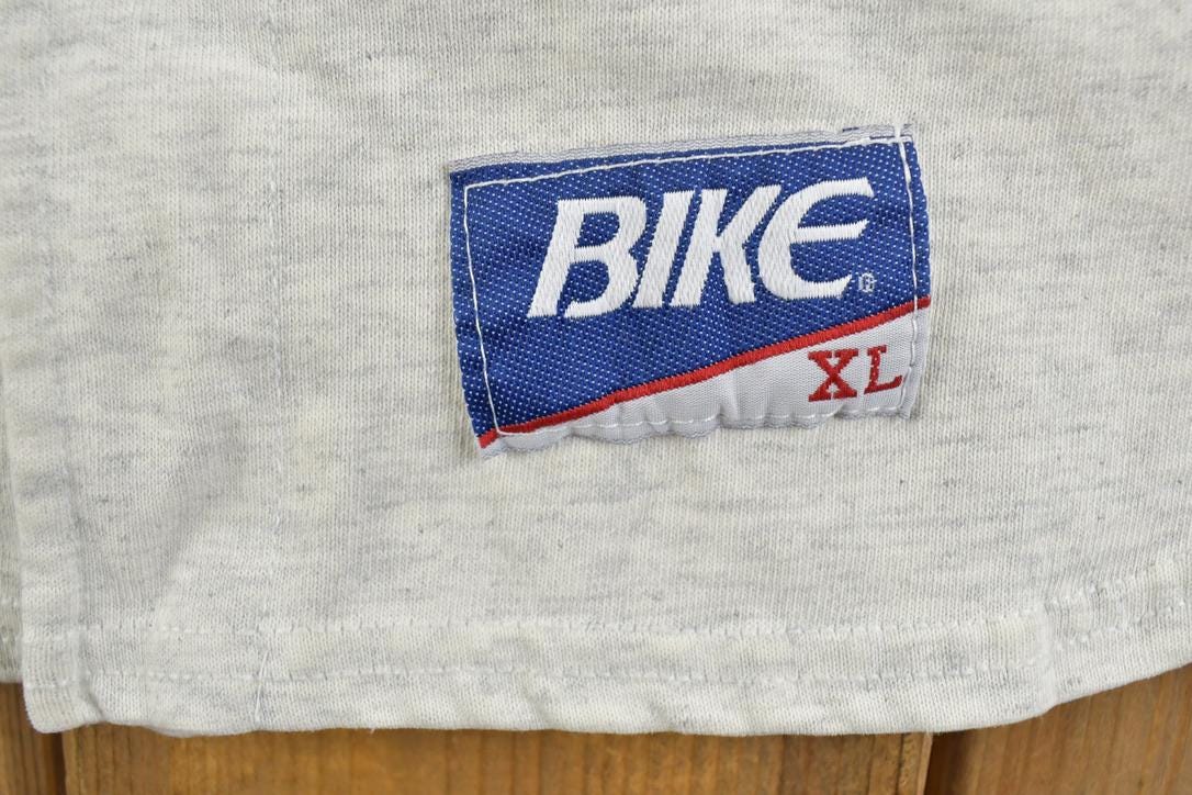 Vintage 1990s Bike KU University Collegiate Baseball Button Up T-Shirt