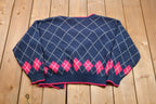 Vintage 1990s United States Sweaters Floral Cardigan