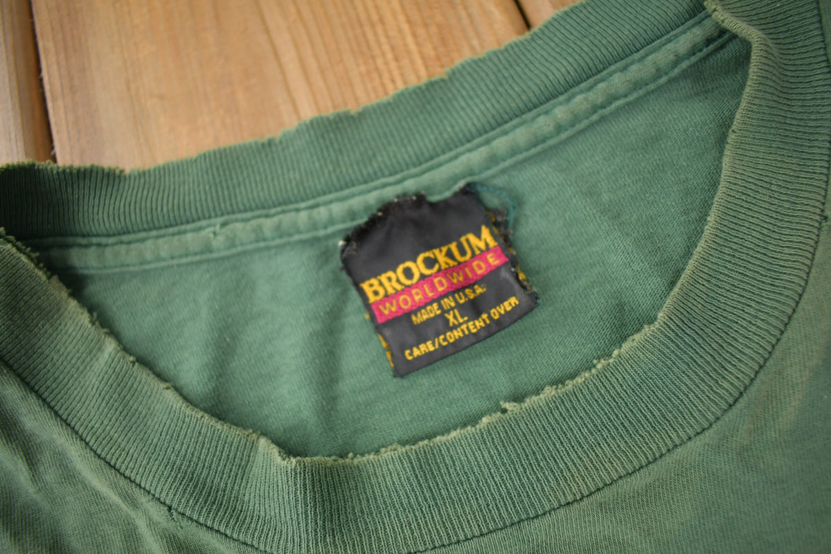 Vintage 1992 Sonic Youth Dirty Single Stitch Graphic Brockum Band T Shirt Made in USA Size XL