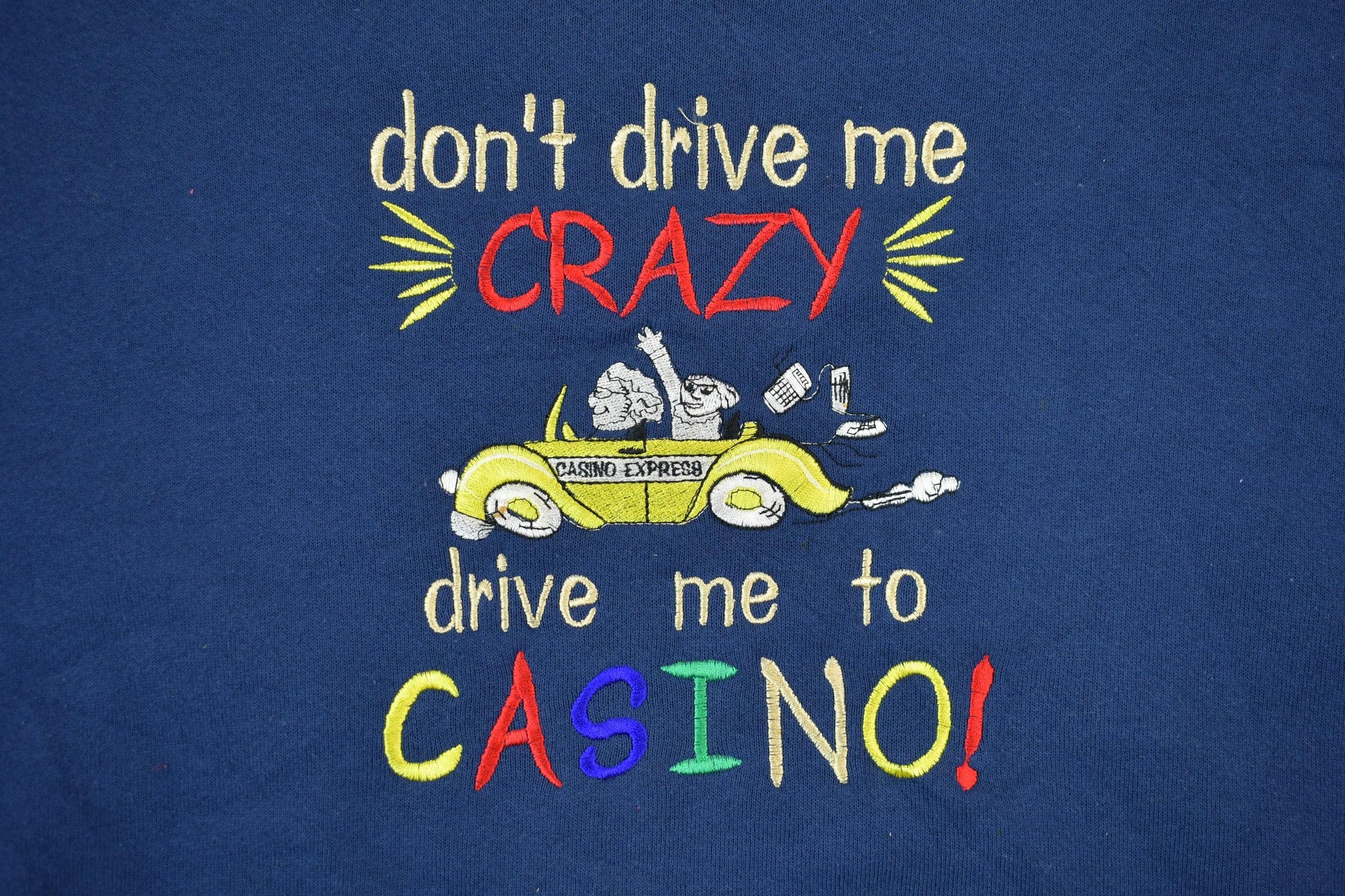 Vintage 1990s Drive Me Crazy Crewneck Sweatshirt